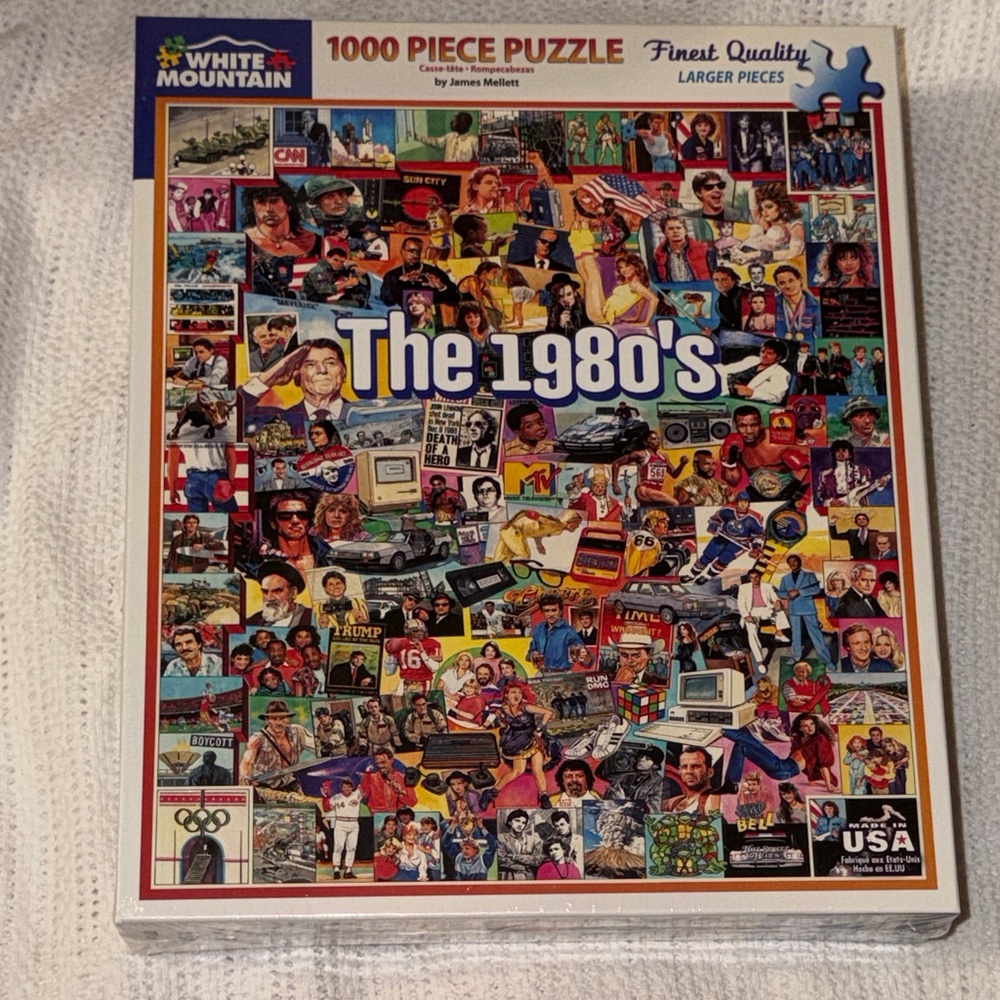 White Mountain 1980's‎ Collage Puzzle NEW